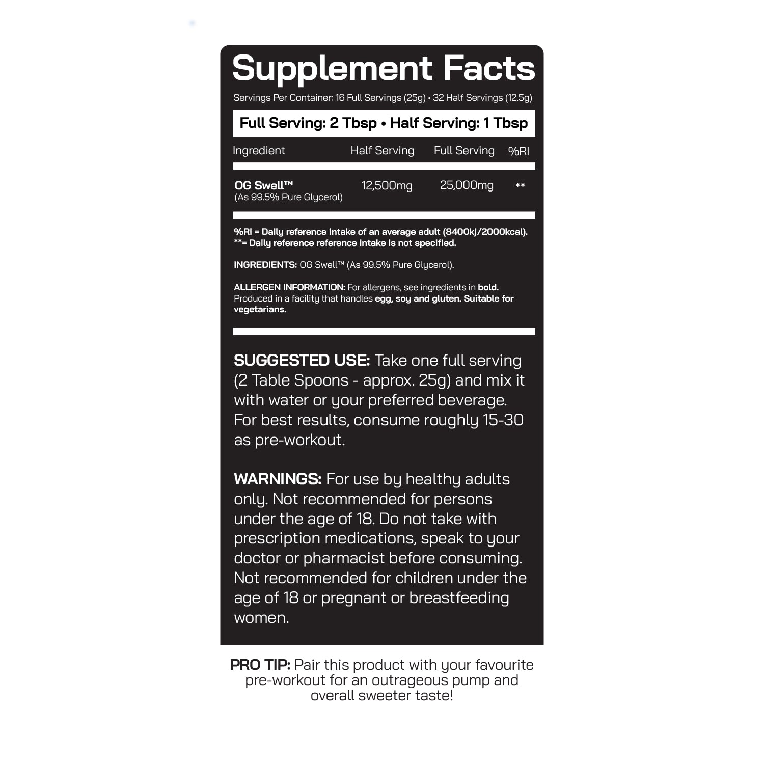 OG Swell - Glycerol Pump Serum - DNA Sports™