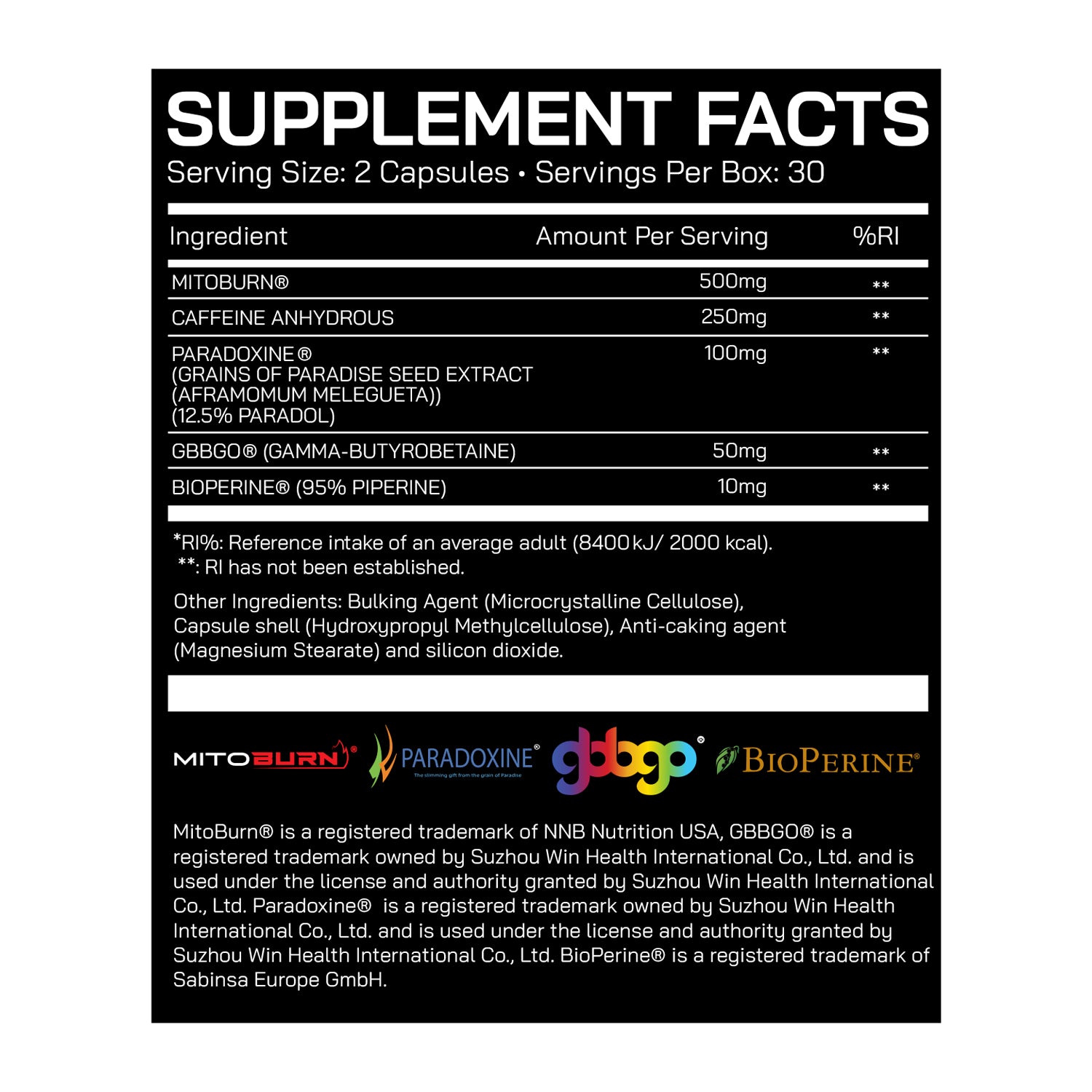 Supernova - Thermogenic Formula (60 caps) - DNA Sports™