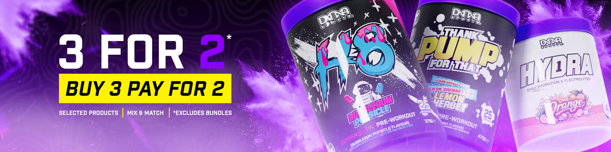 3 for 2 promotional banner