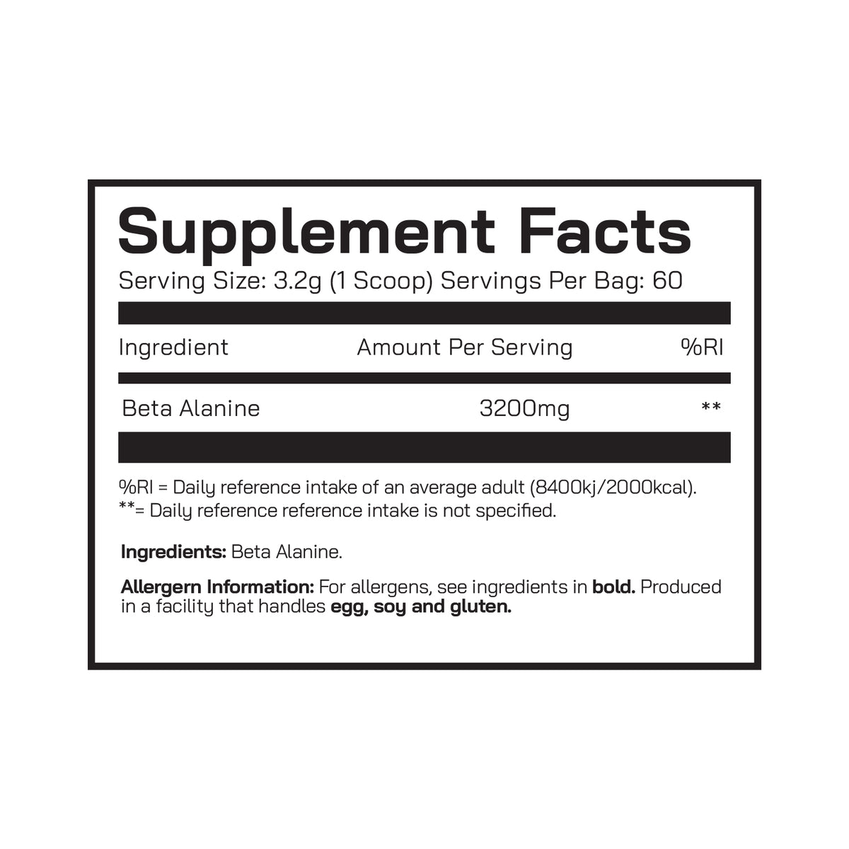 Beta Alanine 192g - DNA Sports™