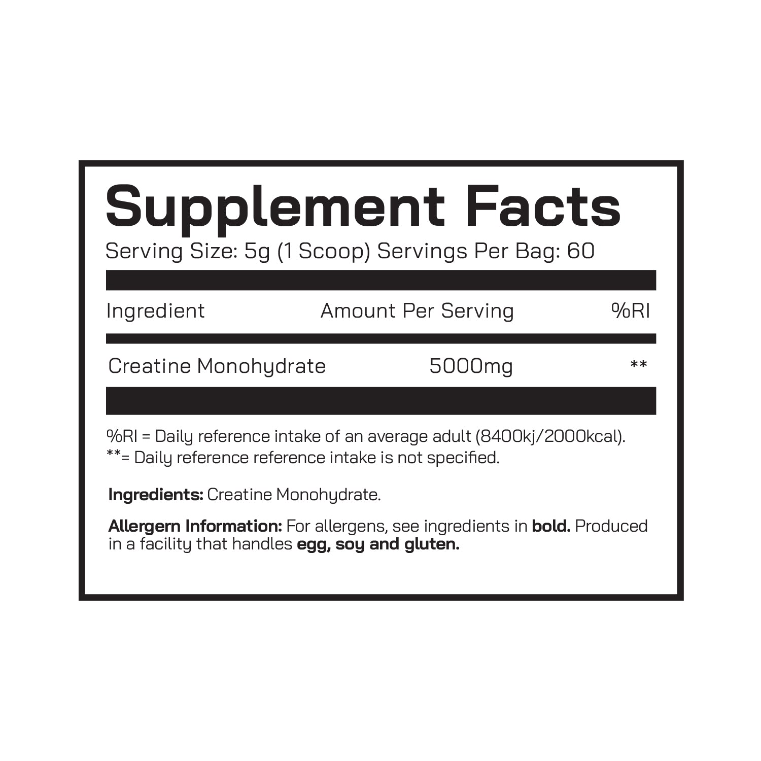 Creatine Monohydrate 300g