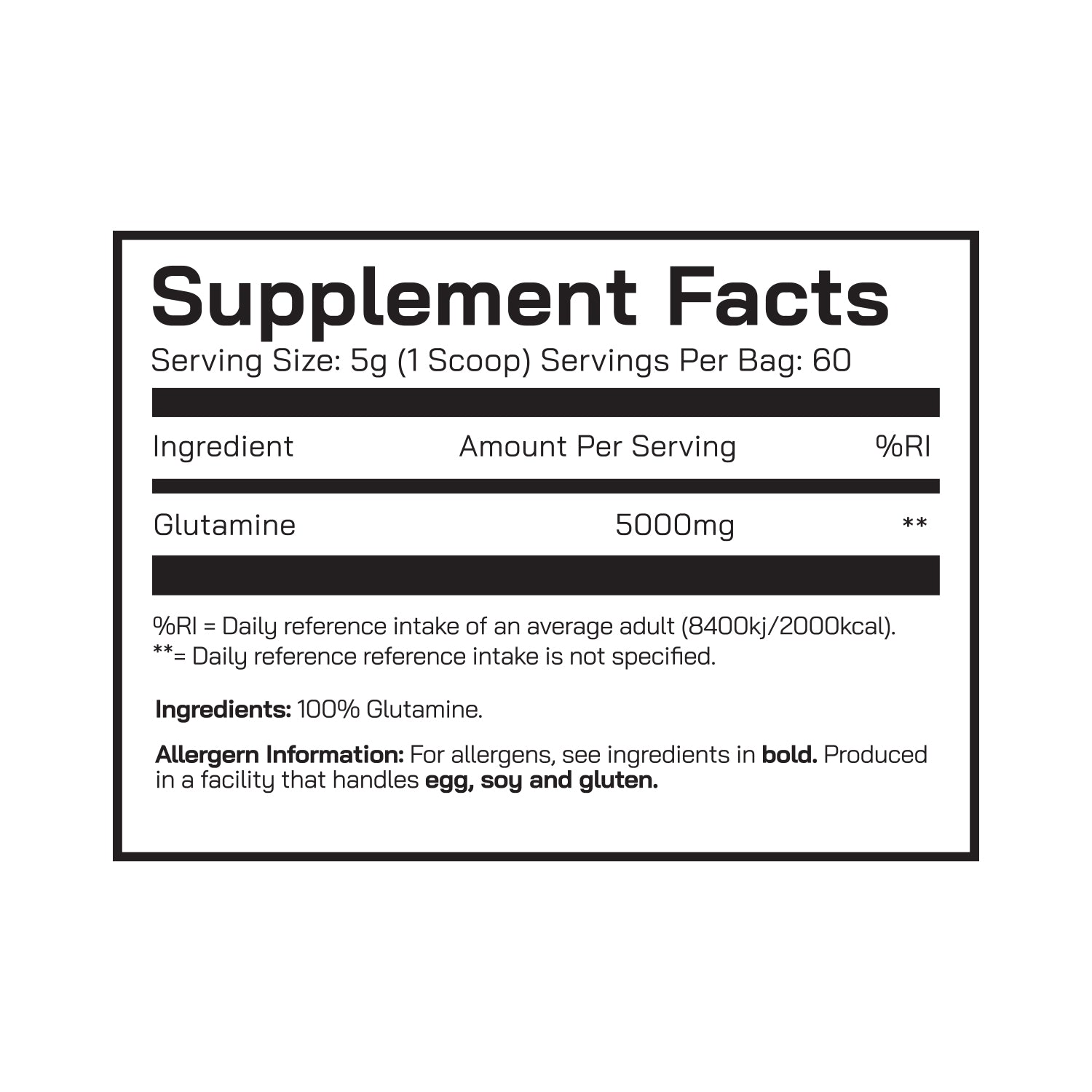 Glutamine 300g