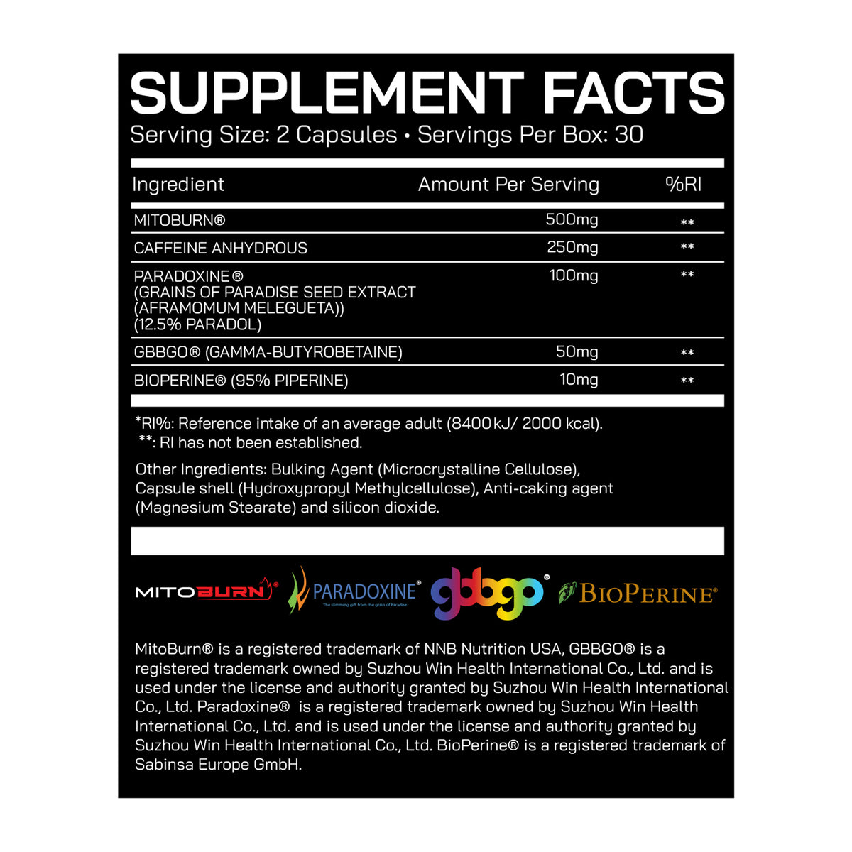 Supernova - Thermogenic Formula (60 caps) - DNA Sports™