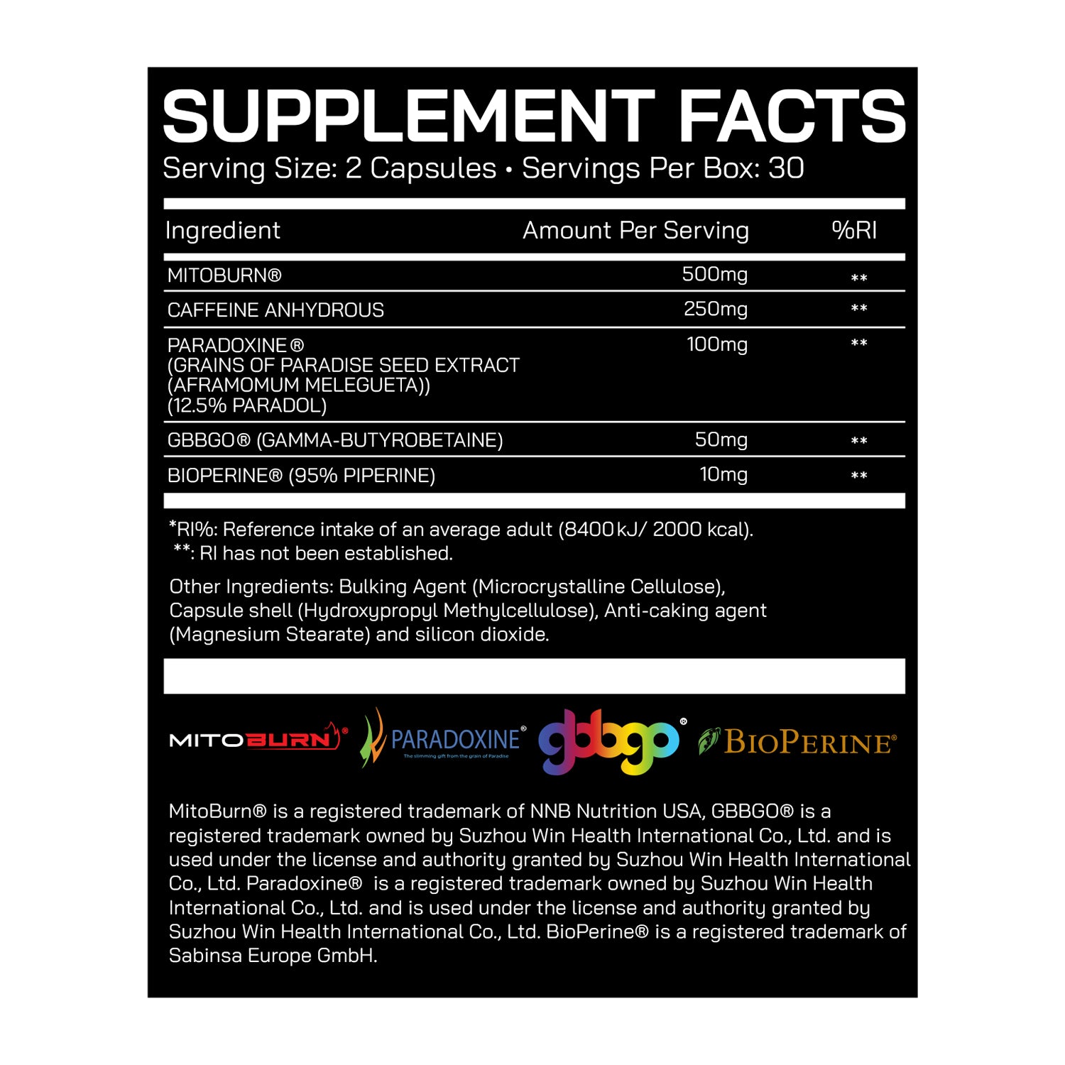 Supernova - Thermogenic Formula (60 caps)