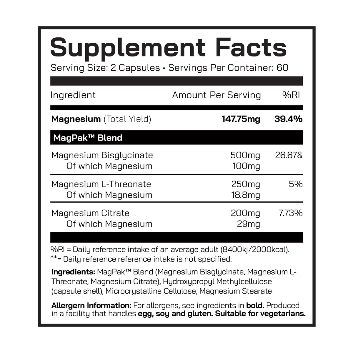 MagPak™ - Magnesium Complex - DNA Sports™